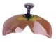 Golf Sunglasses with Cap / Visor Clip-Bown